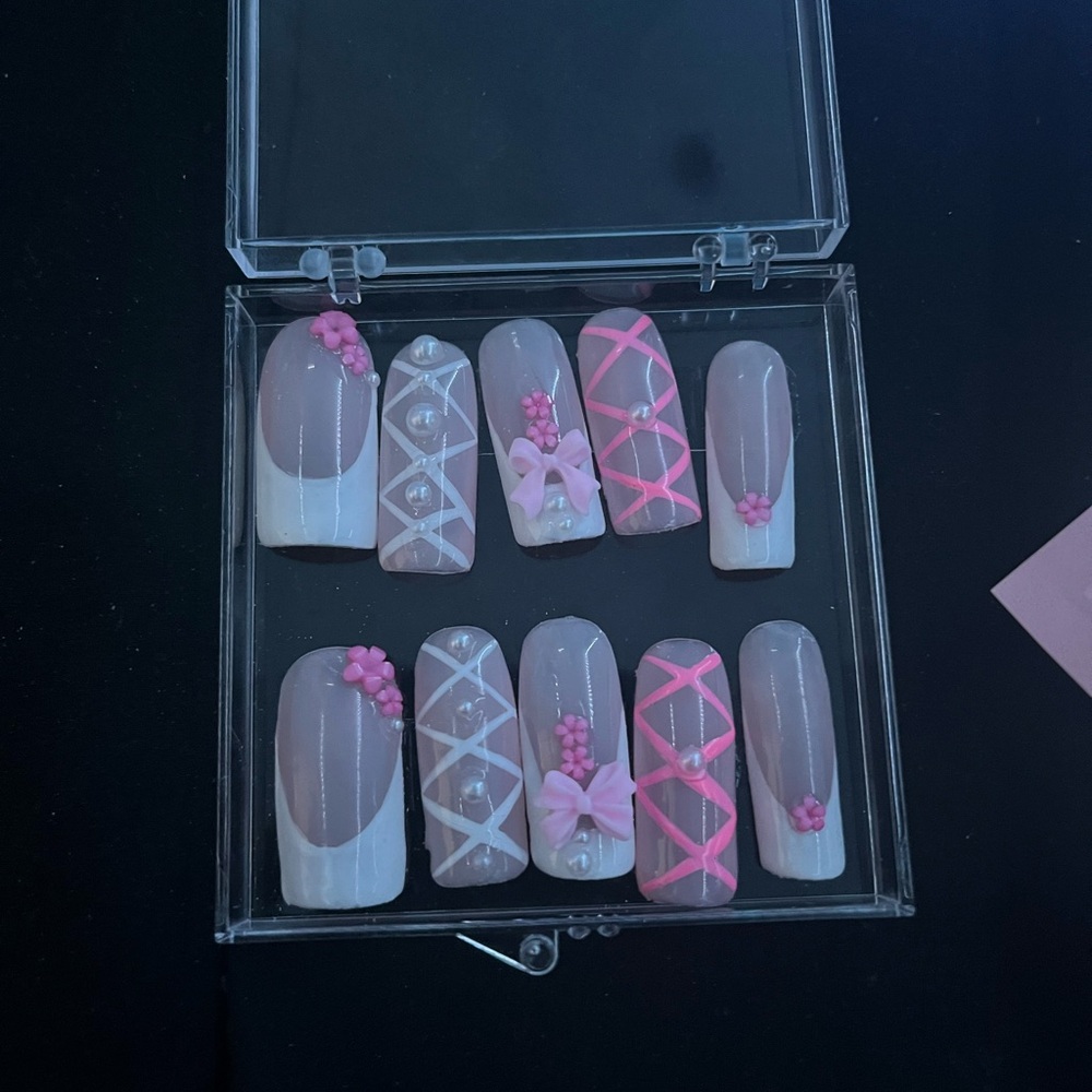 Coquette Kawaii Press On Nails